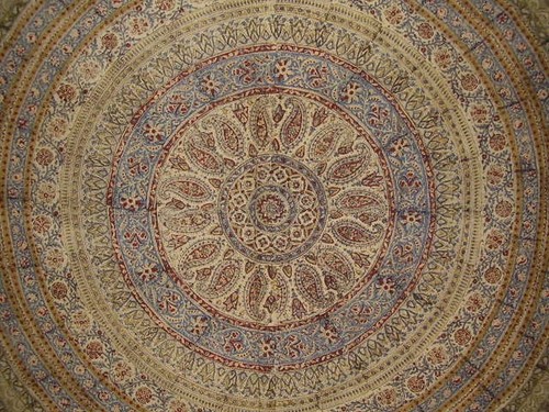 Kalamkari block print tapestry - block,