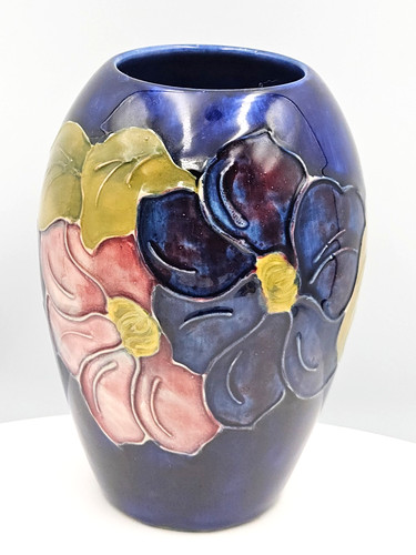 Moorcroft vase tubelined
