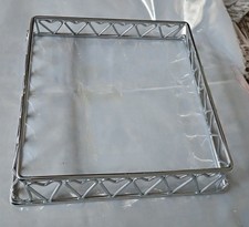 Chrome Cake Stand 40cm Square