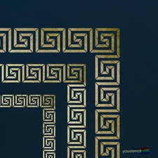 Greek Key Stencil Set with Corners: For Walls, Furniture and Art:  ST51