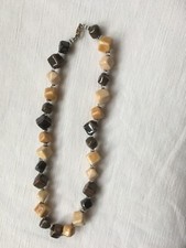 Kazuri Kenya cube bead necklace