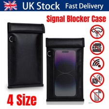 Car Key Signal Blocker Case Large Faraday Phone Pouch RFID Blocking Bag for keys