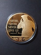 Winston churchill never - churchill, "never