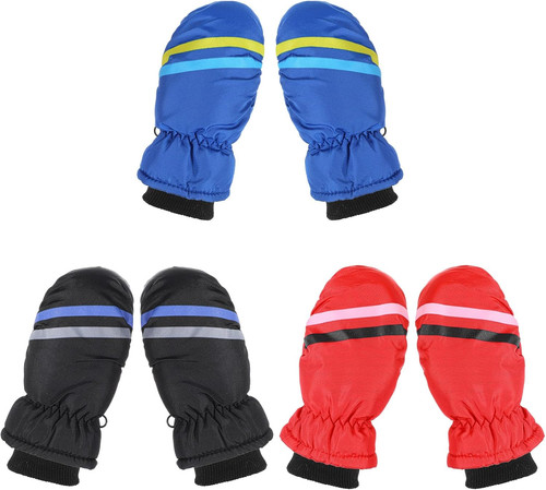 Kids winter ski - ski, gloves,