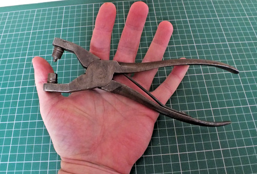 Vintage leather working - leather,