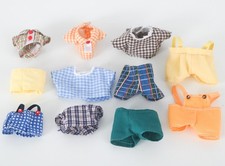 Sylvanian clothing bundle shirt dungarees shorts. Man boy father Calico Critters