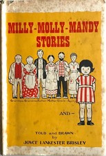 MILLY-MOLLY-MANDY STORIES Joyce L Brisley 1943 hardback dust jacket Rare Vintage