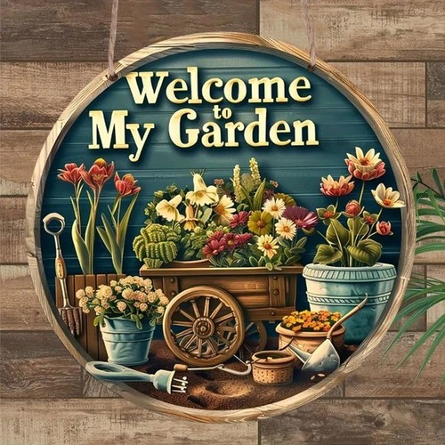 Welcome garden round - to, my