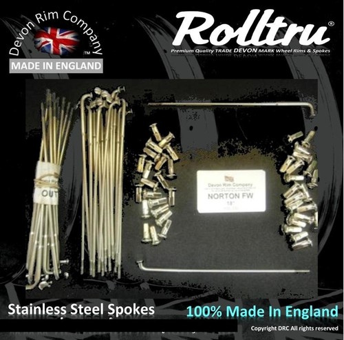 Mb41 ssp stainless spokes - mb41-3-18-ssp,
