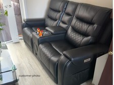 Black Leather Power Recliner