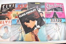 Elvis Presley Vinyl's, 12 Inch, In Original Sleeves And Plastic Protective Cover