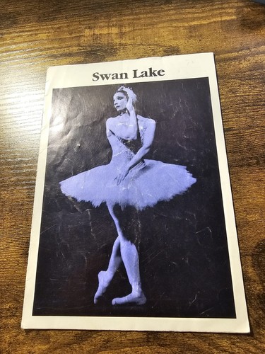 Swan lake theatre programme - swan,