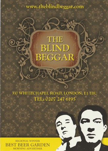 The blind beggar - blind, pub