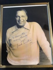 Vintage Signed Frank Sinatra