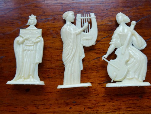 Antique art deco carved cream - antique,