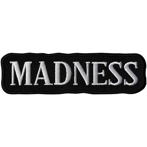 Madness woven patch text - woven, patch: