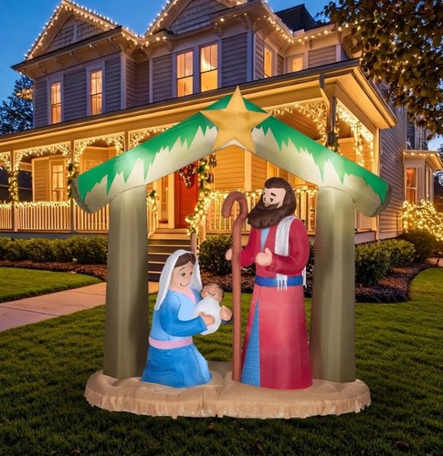 Large nativity scene 6ft - scene,