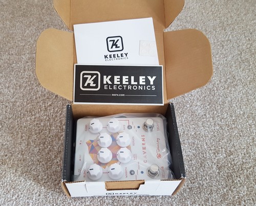 Keeley caverns delay reverb - reverb, v2