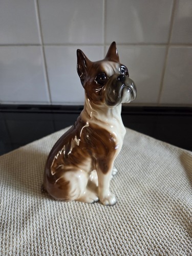 Jaffe rose porcelain boxer dog - jaffe,