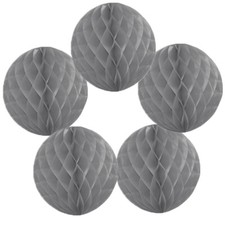 Time to Sparkle 5 PCS 4 - 14 inch Hanging HONEYCOMB BALLS Paper Lanterns Pompoms