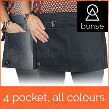 Bunse 4 Pocket Market Trader Money Bag Cash Belt Pocket Pouch Black Navy