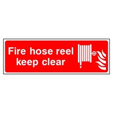 Fire Hose Reel Keep Clear Sign