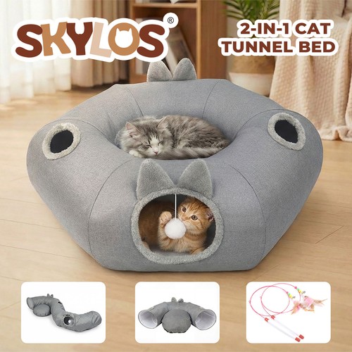 Skylos foldable cat tunnel - foldable,