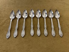 (8) Grapefruit Spoons Oneida