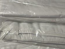 10 Large Round White