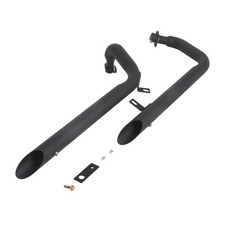 Black Slip On Muffler Pipe for