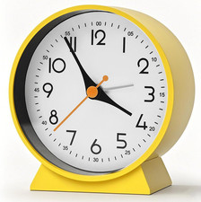 Analog Alarm Clock with No