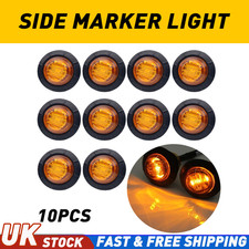 10x Amber LED Clearance Marker
