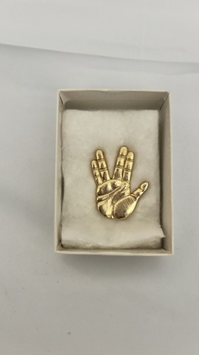 Star trek gold tone - star,