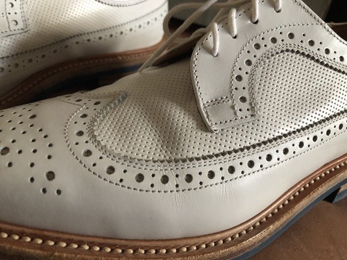 Trickers mens leather brogues - leather,