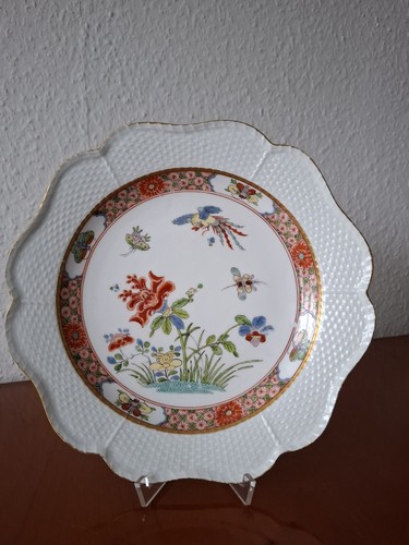 Meissen plate with rare asian - meissen,