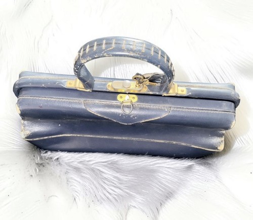 Vintage retro real - , leather