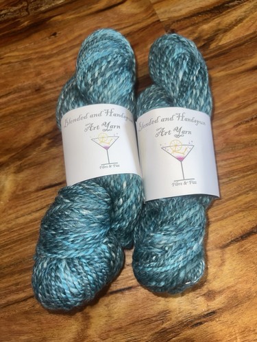 Handspun art yarn merino - handspun,