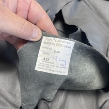 Leather Offcuts and Scraps Grey App 2kg