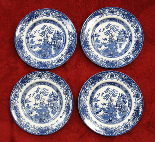 Old willow english ironstone - english,