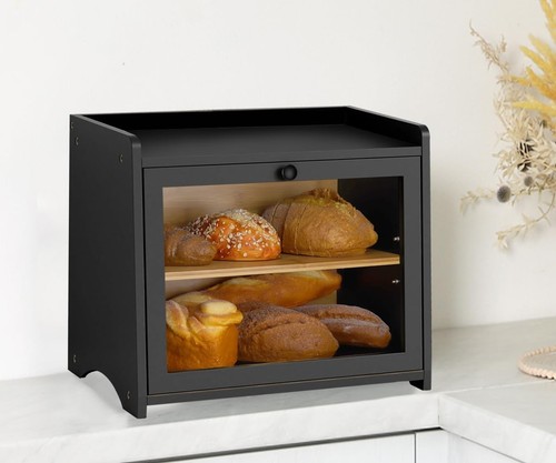 Raylove wooden bread box - raylove,