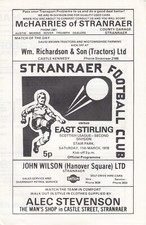 Stranraer east stirling - stranraer, v