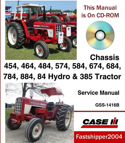 Case tractor chassis - case, 454
