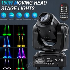150W Gobo Moving Head Light LED Beam Club Disco DJ Stage Effect Lighting Remote