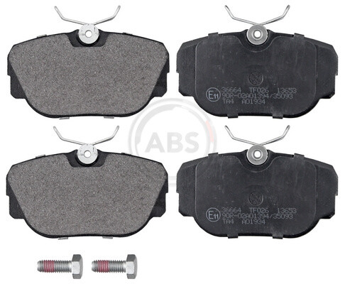 Brake pad set - set,, disc