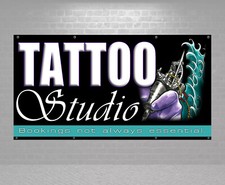 TATTOO SHOP BANNER OUTDOOR