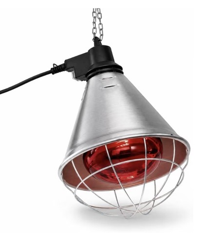 Infra red heat lamp and - heat,