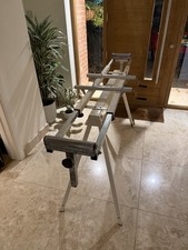 Mitre Saw Stand Folding Legs Extension Arms and Rollers Universal Collection