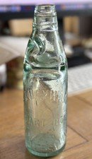 Vintage Old Antique Glass Bottle COD W. Hayward Gravesend Kent 