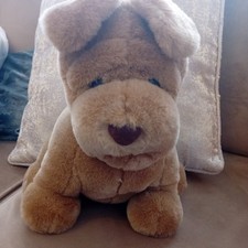 Caltoy Pucker Pup Shar Pei Puppy Dog Plush Stuffed Toy PMS Soft Toy Animal