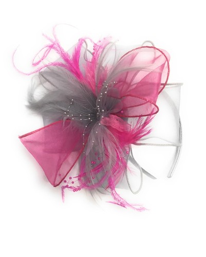 Chiffon feather hair - chiffon,
